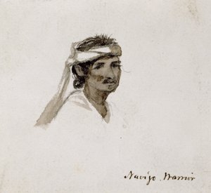 Navajo Warrior, 1869-1871 by Vincent Colyer