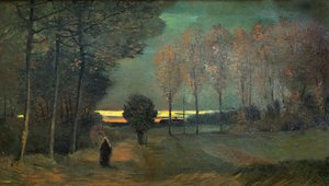 Autumn Landscape in the Evening