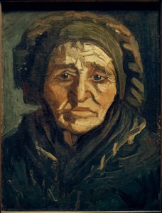 Peasant Woman: Old Woman with Dark Hood by Vincent van Gogh