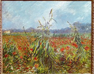 Cornfields and Poppies by Vincent van Gogh