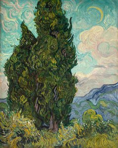Cypresses by Vincent van Gogh