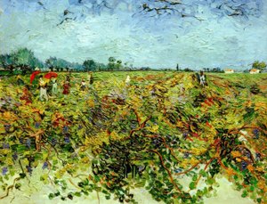 The Green Vineyard by Vincent van Gogh