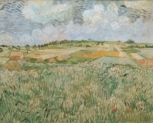 The Plain at Auvers with Rain Clouds by Vincent van Gogh
