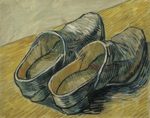 A Pair of Leather Clogs. 1889