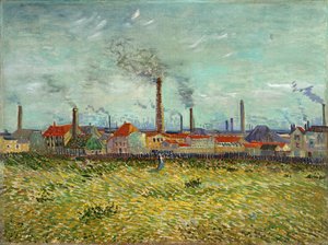 Factories at Clichy by Vincent van Gogh