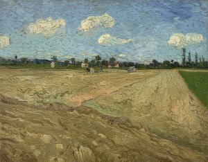 Plowed Field (Furrows). 1888 by Vincent van Gogh