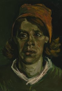 Head of a Woman. Nuenen, April 1885 by Vincent van Gogh