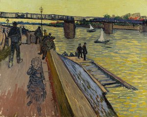 The Bridge of Trinquetaille in Arles by Vincent van Gogh