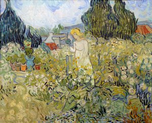 Mademoiselle Gachet in Her Garden at Auvers-sur-Oise