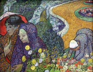 Memory of the Garden at Etten Ladies of Arles by Vincent van Gogh