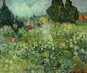 Mlle. Gachet in Her Garden at Auvers-sur-Oise by Vincent van Gogh