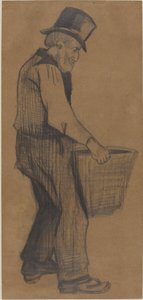 Old Man Carrying a Bucket