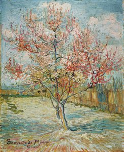 Pink Peach Trees (Souvenir de Mauve) by Vincent van Gogh