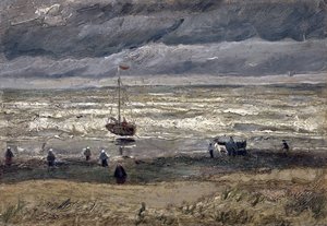 Sea at Scheveningen by Vincent van Gogh