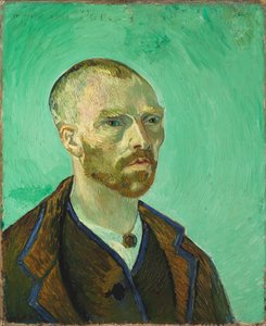 Self-portrait, dedicated to Paul Gauguin by Vincent van Gogh