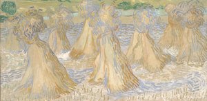 Sheaves of Wheat, July 1890 by Vincent van Gogh