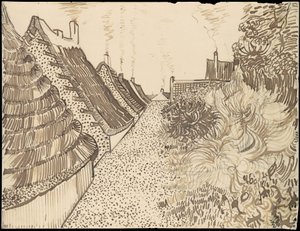 Street in Saintes-Maries-de-la-Mer by Vincent van Gogh