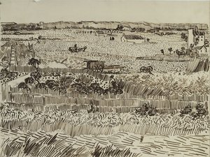The Harvest in Provence for Émile Bernard