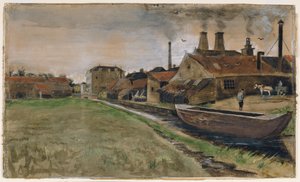 The Iron Mill in The Hague by Vincent van Gogh
