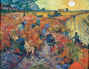 The Red Vineyards at Arles by Vincent van Gogh