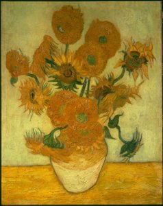 Fourteen Sunflowers in a Vase by Vincent van Gogh