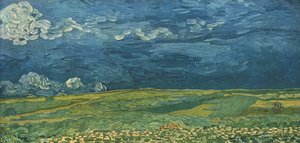 Wheatfields Under Thunderclouds, July 1890 by Vincent van Gogh