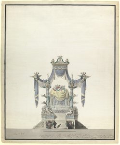 Catafalque for the Empress Catherine the Great 1729-1796, 1796