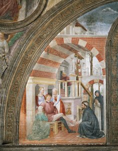 Miracle of healed foot by Vincenzo Foppa