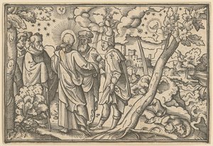 Christ Prophesies the Destruction of Jerusalem by Virgil Solis
