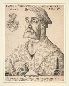 Portrait of Joannes Gemmel by Virgil Solis