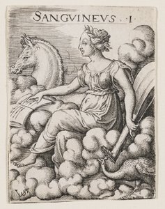 Sanguine Temperament, c.1530-62 by Virgilius the elder Solis