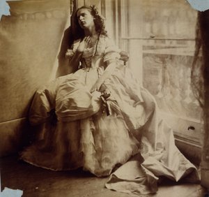 Study of a Girl Seated by a Window, c.1855-65