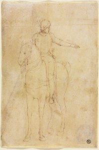 Armored Figure on Horseback