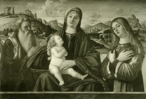 Maria with the Child and Two Saints by Vittore Carpaccio