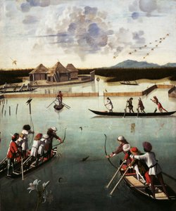 Hunting on the Lagoon by Vittore Carpaccio