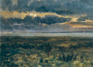 Sunset over sea