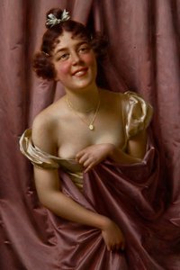 Lady in Purple by Vittorio Reggianini