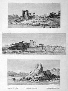 Ruined Temples at Philae, Egypt