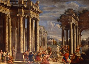 The Adoration of the Golden Calf by Viviano Codazzi