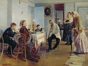 Hiring of a Maid, 1891-92 by Vladimir Egorovic Makovsky