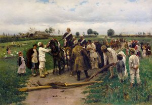 Paying a Ransom for the Bride by Vladimir Egorovic Makovsky