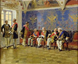Waiting for an Audience by Vladimir Egorovic Makovsky