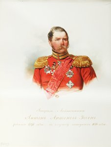 Portrait of General Anton Antonovich von Essen (1797-1863) by Vladimir Ivanovich Hau