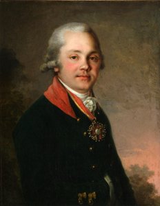 Portrait of Alexander Dmitriyevich Arsenyev by Vladimir Lukich Borovikovsky