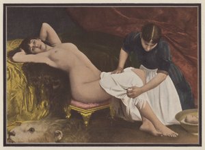 Woman Getting Out of Bed by Vlaho Bukovac