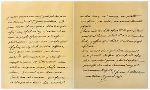 Letter from Francois Marie Arouet de Voltaire to George Keat, 16th January 1760