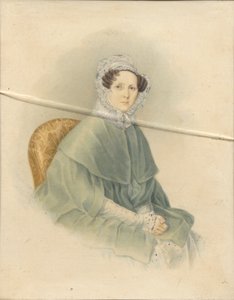 Portrait of Countess Natalia Pavlovna Stroganova, 1845 by Voronov