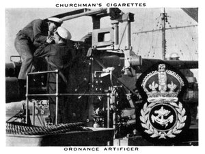 Ordnance Artificer, 1937