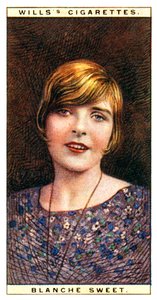Blanche Sweet, American Actress by WD and HO Wills