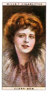 Clara Bow, American actress and sex symbol